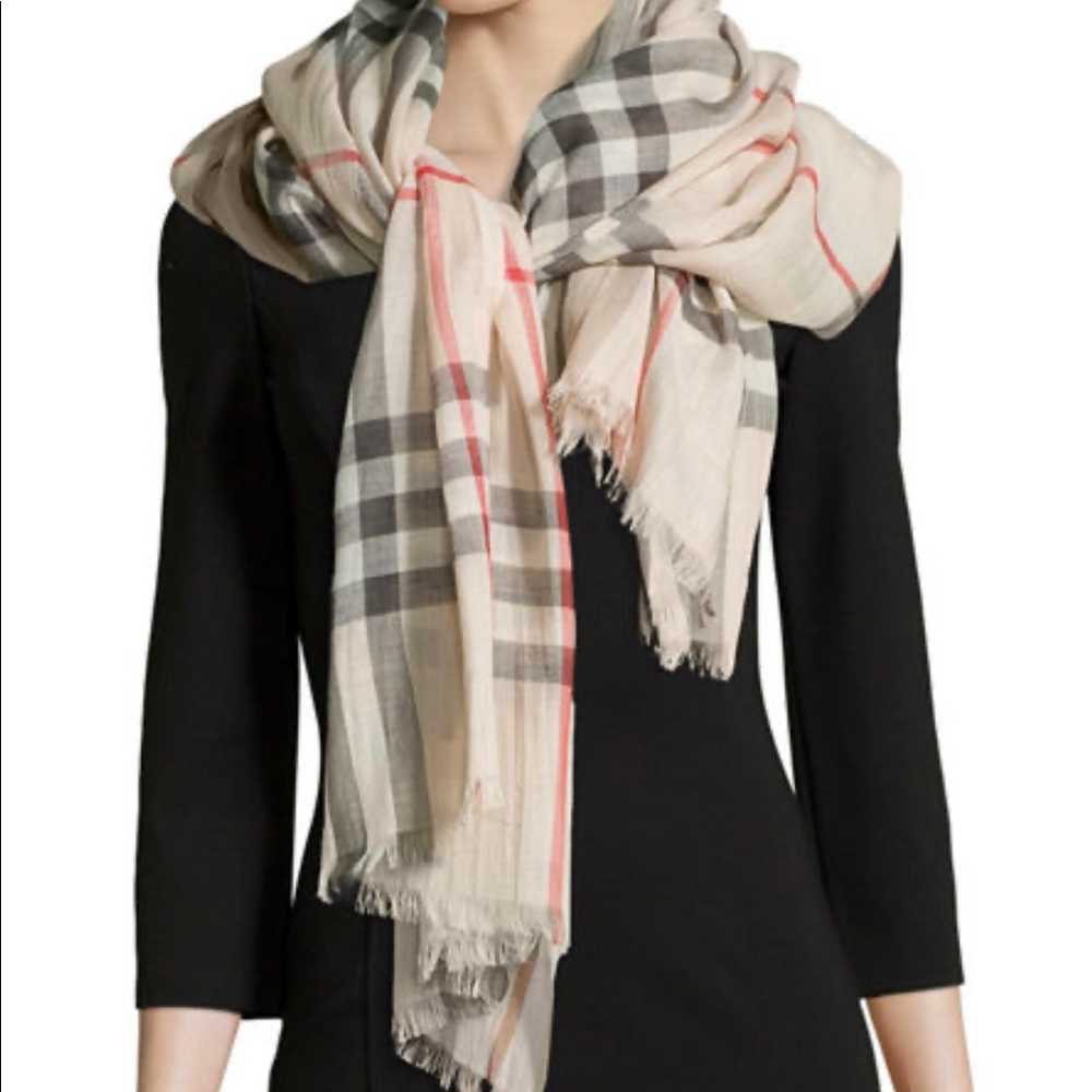 Burberry Giant Check Scarf - NWOT
